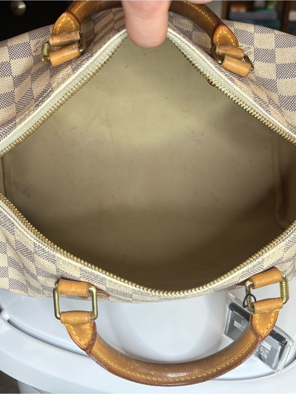 Louis Vuitton Damier Azul Speedy 30 - Picture 6 of 7